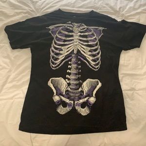 Skeleton black shirt